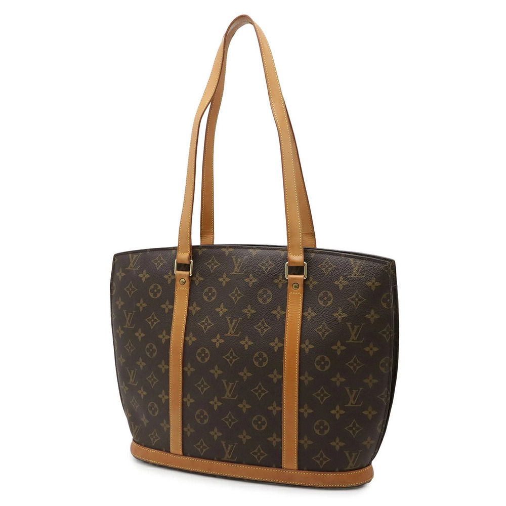 Louis Vuitton Shoulder Babylon Tote Monogram Bag Brown